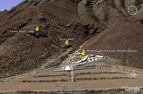 Google Earth McKelligon Canyon