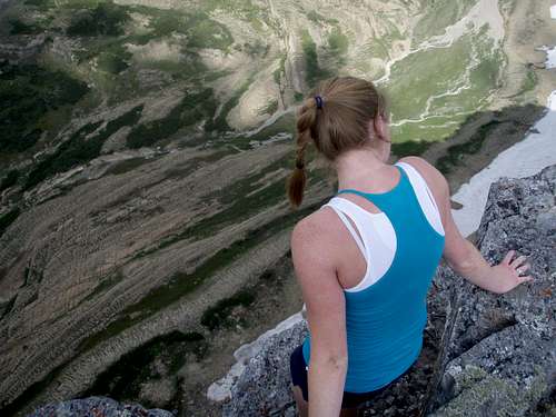 Looking down from the top of Cataract