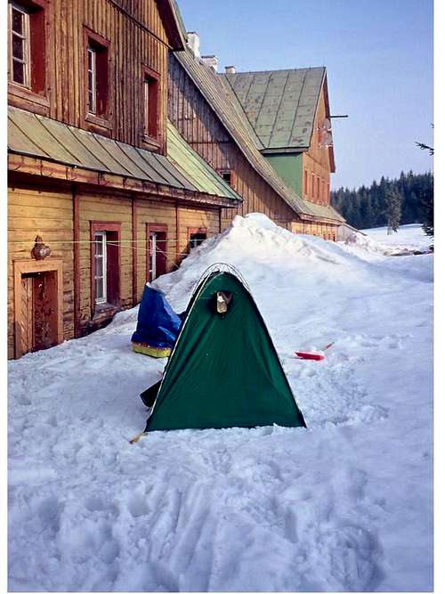 A winter camp...