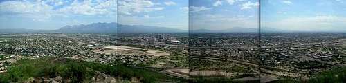 Panoramic view of Tucson