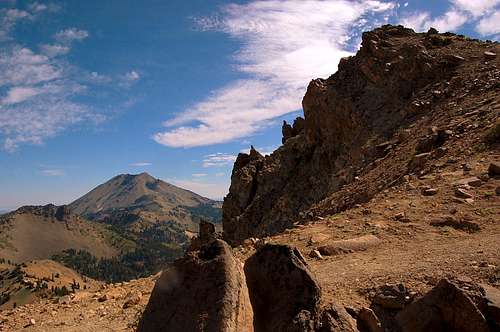 Mt. Diller, Lassen Peak and Brokeoff Mt. summit