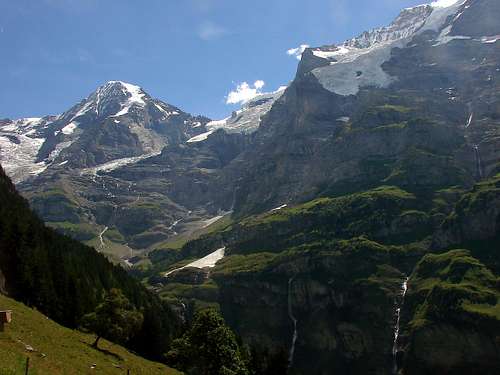 Jungfrau and Mönch from Prechalp