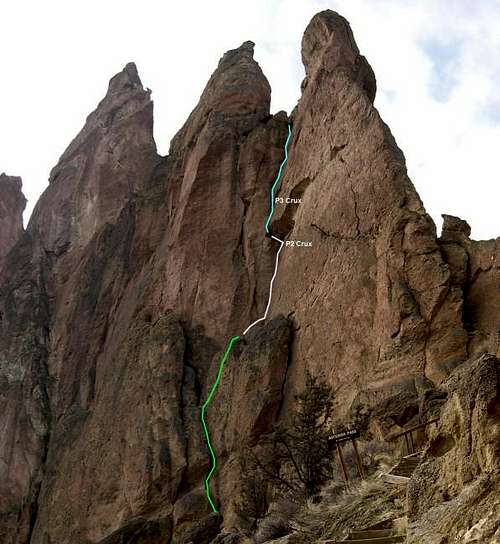 Sky Chimney route....