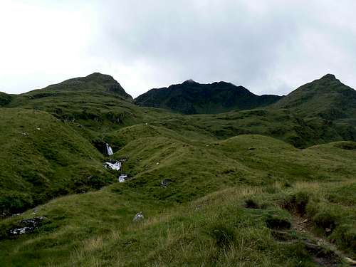 Via Glen Cononish (Gully to ridge of Stob Garbh)