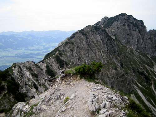 West ridge of Geißalphorn with Rubihorn