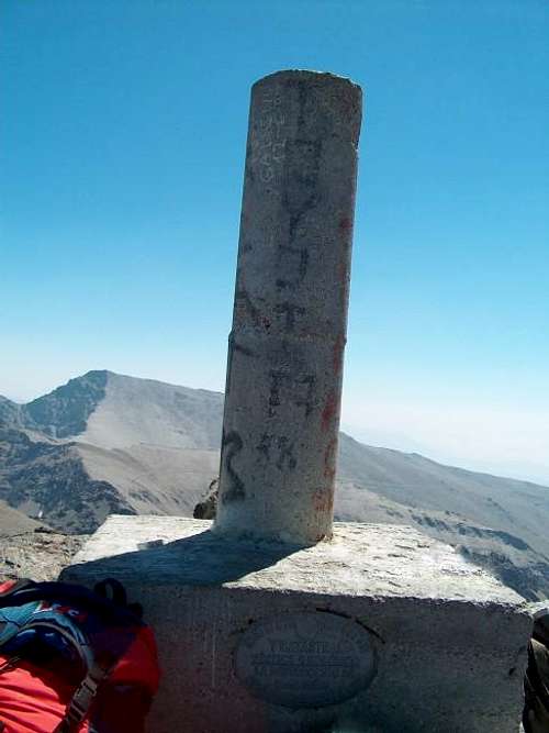 Summit of the Pico Veleta. In...