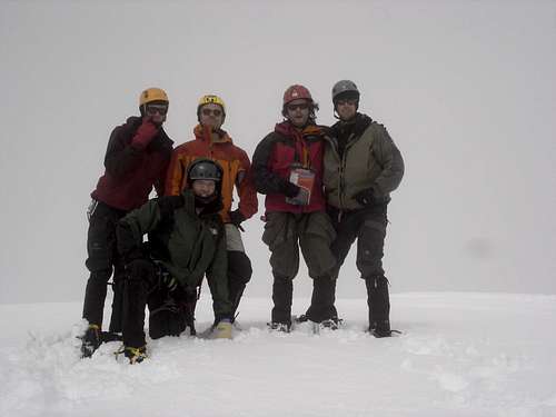 Summit of Mt Columbia