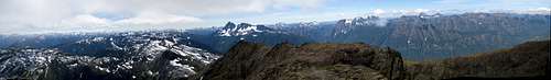 Mt McBride Summit Panorama
