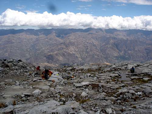 Moraine Camp Huascaran