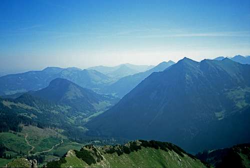 View north from Entschenkopf