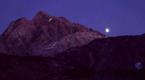 Mt. Agassiz and Moon