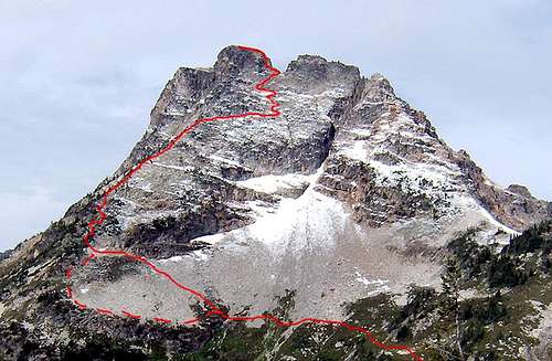 Corteo Peak -  East Face Route