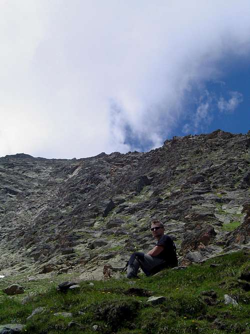 Last ridge to Mischgabelhütte