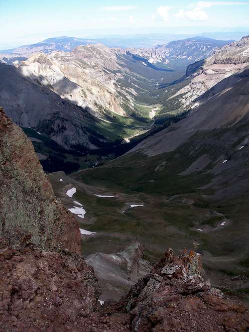 A view from Uncompahgre Peak