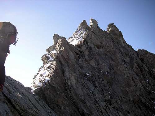 Grand Cornier 3962m - northwest ridge