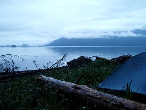 Camping on the Frederick Sound
