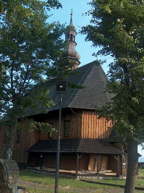 Wooden church in Piatkowa, Gorce