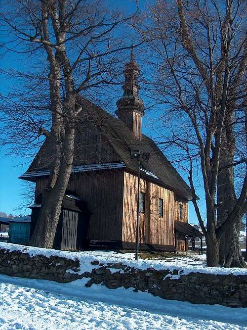 Wooden church in Piatkowa, Gorce