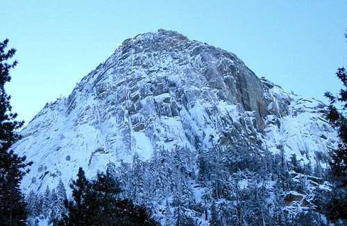Tahquitz Rock blanketed in...