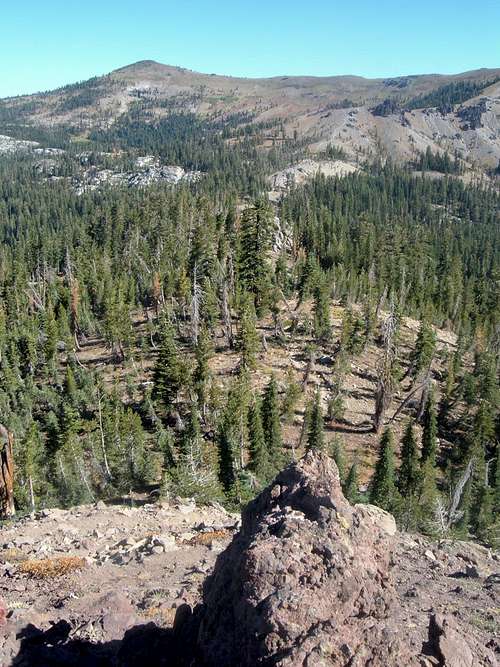 Basin Peak from Andesite