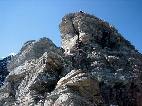 North Ridge climbing