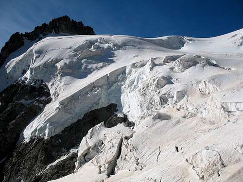 glacier des Violettes on mount Pelvoux