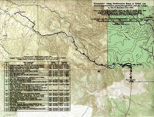 Mount Apo Topo Map