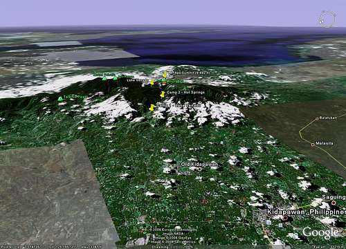 Mount Apo Satellite Perspective