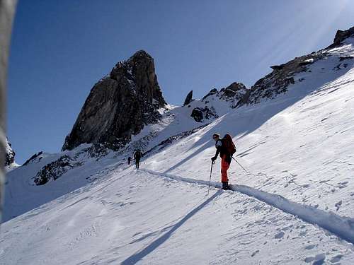 Ascent to Piz Turba 3018m