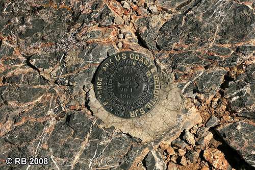 Spruce Mountain reference mark