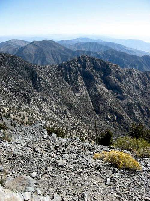 Telescope Peak, View from the summit, Death Valley, California