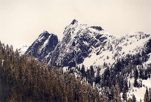 Thornton Peak from the SSW...