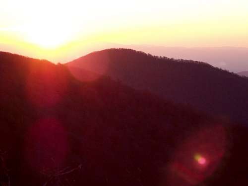 Mt. Mitchell Sunset