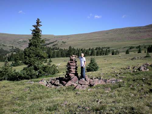 Cairn on the way up