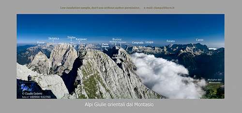 Alpi Giulie dal Montasio