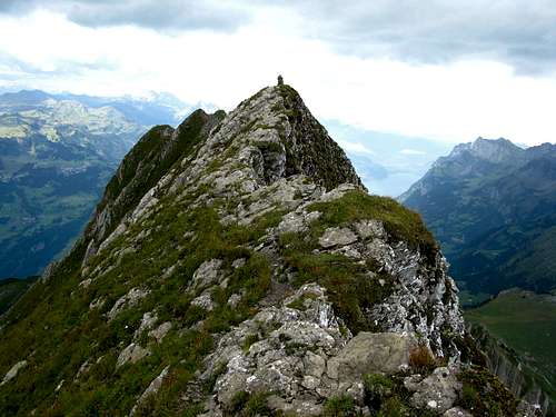 Summit and east ridge of Gamsberg 2385m