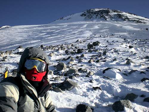 Elbrus, below pastuchova rock