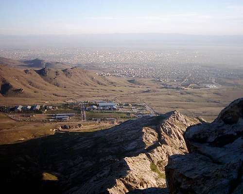 view of Mashhad city from ..