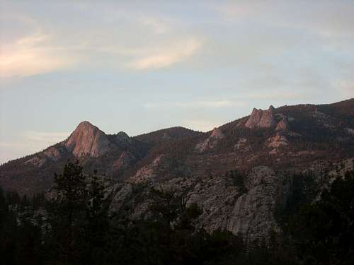 Bear Dome and Infant Buttes