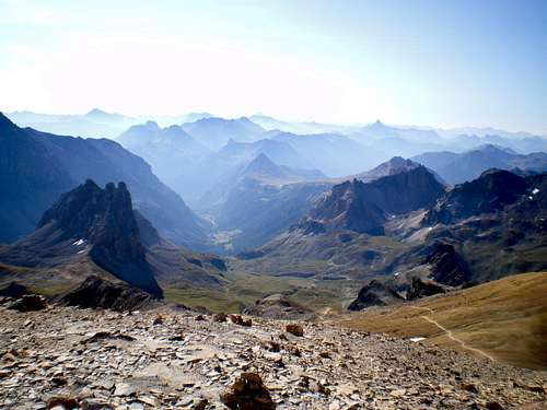view from Mont Thabor
