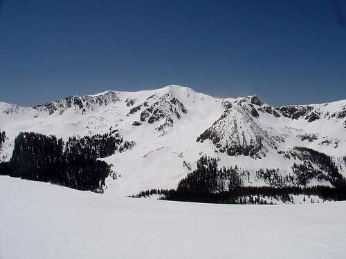 Lake Fork Peak:  NE Face Ski Descent