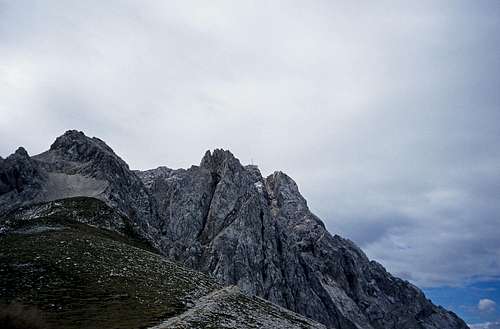 Zugspitze from Riffelscharte