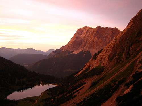Sunset Zugspitze