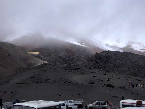 A covered Cotopaxi
