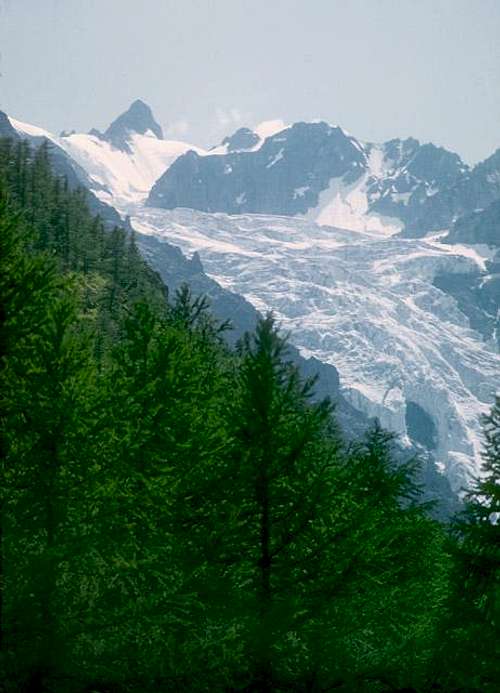 Montagne des Agneaux, Glacier...