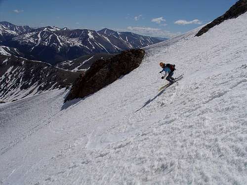 Grizzly Chute ski descent