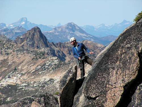 Climbers on Southwest Buttress route