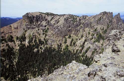 The Northwest Peak of Fifes Peaks