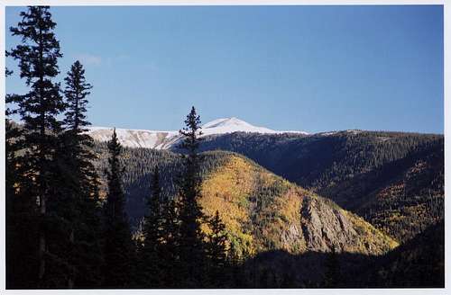 Gold Hill from Taos Ski Valley
