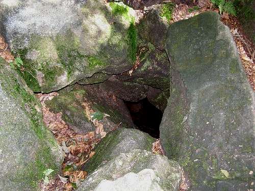 Entrance to the cave